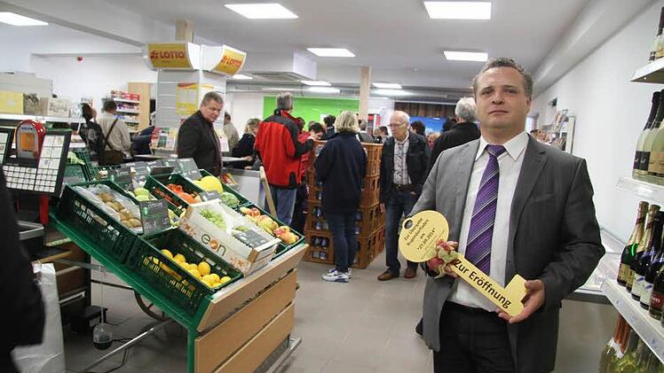 !Hoffentlich ist der Laden immer so voll!" Matthias Rödel hofft auf die Unterstützung aller Rugendorfer