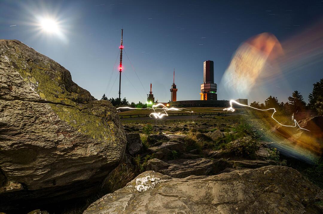 Sternschnuppen-Strom der Perseiden - Feldberg im Taunus
