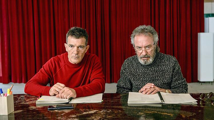 F&eacute;lix (Antonio Banderas, links) und Iv&aacute;n (Oscar Mart&iacute;nez) sollen gemeinsam den "besten Film aller Zeiten" drehen. Was mit einem gro&szlig;en Traum beginnt, endet im Desaster.