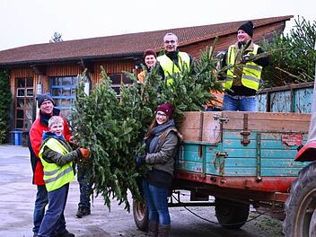 Die Christbaumsammlung  des Höchstadter Spielmannszugs  (Bild aus vergangenen Jahren) muss heuer leider entfallen. Archivfoto: privat