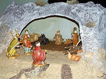 Die Krippe der Jugendgruppe Untersteinach Foto: Klaus-Peter Wulf