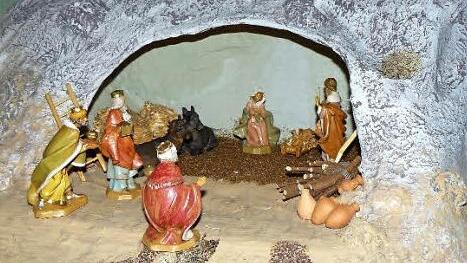 Die Krippe der Jugendgruppe Untersteinach Foto: Klaus-Peter Wulf