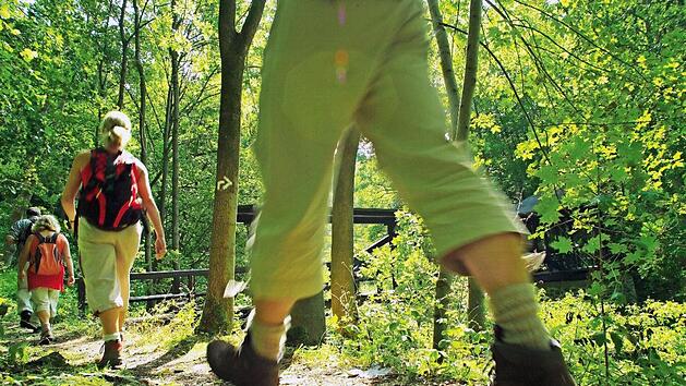 &Uuml;ber 42 Kilometer m&uuml;ssen die Teilnehmer zur&uuml;cklegen, da kommt jede Abwechslung unterwegs recht. Foto: Frankenwald Tourismus