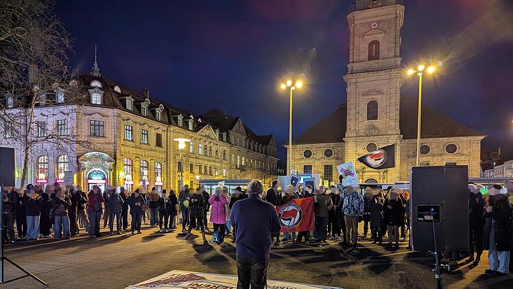 Kundgebung in Erlangen