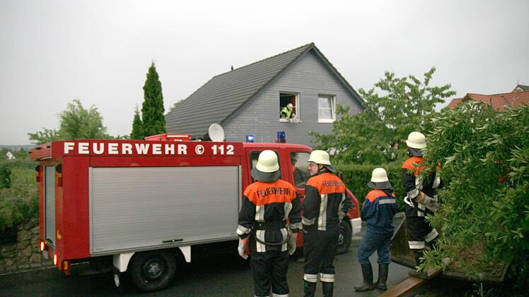 Beim Brand in Großheirath