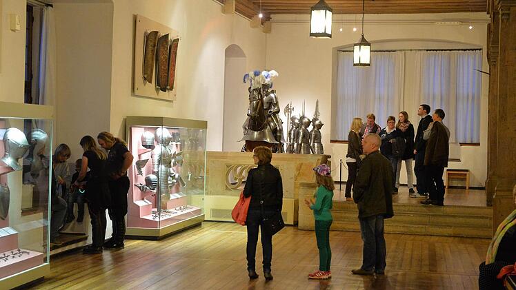 Coburg leuchtet bei der Museumsnacht 2014. Foto: Ronald Rinklef