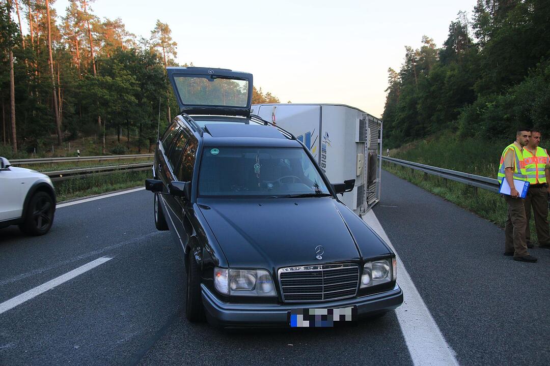 Unfall auf A73 bei Bamberg