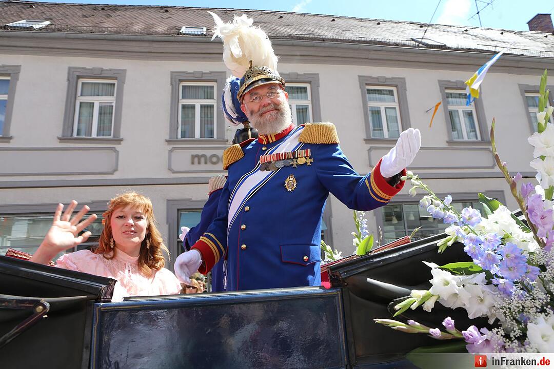 Rakoczyfest in Bad Kissingen mit Umzug; Foto: Barbara Herbst