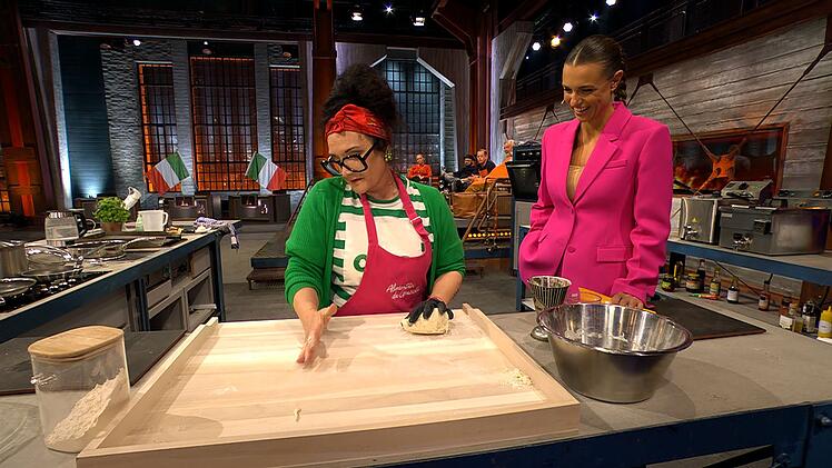 Graciela Cucchiara vertrat Italien mit "Trofie alla Genovese". Sie ist eine gute Freundin von Hensslers altem Widersacher Tim M&auml;lzer.