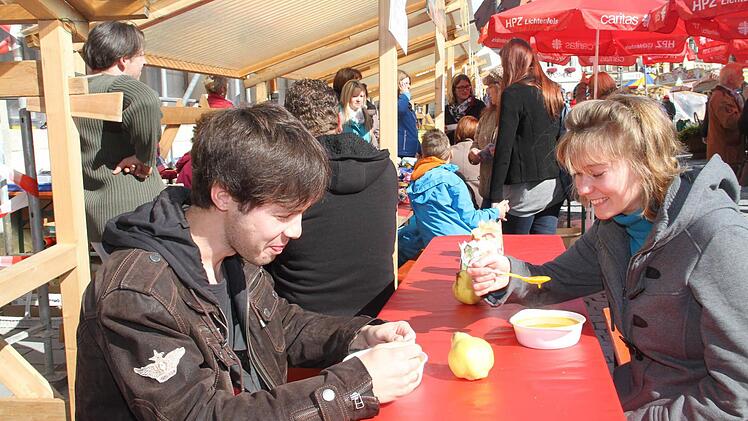 Eine Kürbissuppe wärmte bei herbstlichen Temperaturen.