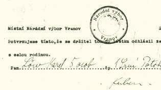 Mit Dokumenten wie diesen wurden sie zuvor von Versorgungsleistungen in der Tschechoslowakei ausgeschlossen.