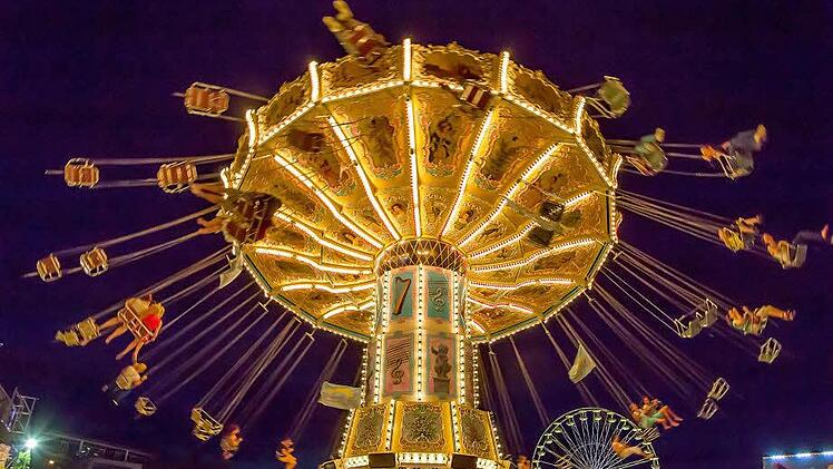 Impressionen vom Schützenfest in der Dämmerung von unserem Fotografen Albert Höchstädter.