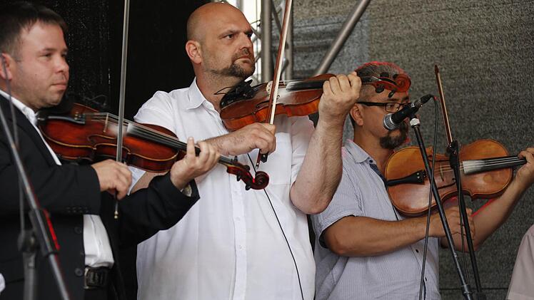 Kronach feierte sich und seine Geschichte beim Historischen Stadtspektakel. Foto: Matthias Hoch