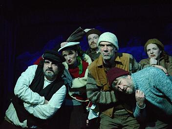 "Der Schimmelreiter" hatte jetzt im Intimen Theater Schloss Maßbach Premiere. Am kommenden Sonntag, 15. März, ist das fabelhafte und spannende Stück im Kurtheater Bad Kissingen zu sehen.  Foto: Sebstian Worch
