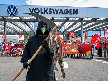 VW-Aufsichtsrat und IG-Metall-Protesttag - Zwickau