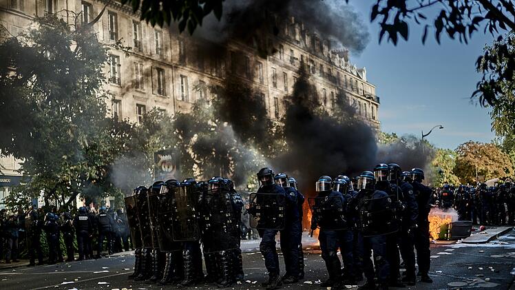 Schulproteste in Frankreich