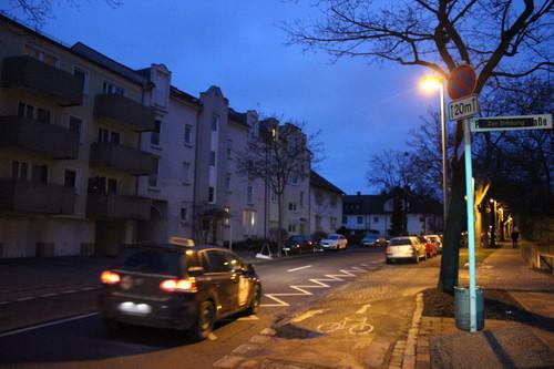 28.01.2014 Kloster-Banz-Straße Richtung Zollnerstraße