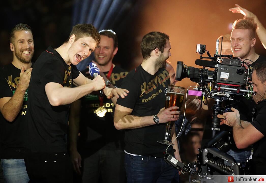 Handball-Nationalmannschaft - Feier Max-Schmeling-Halle