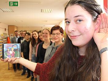 Das P-Seminar im Fach Musik brachte ein Hörspiel mit prominenter Lichtenfelser Beteiligung hervor. Foto: Markus Häggberg