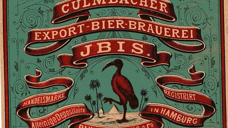 Bierexporteur Nölting, Hamburg, kreiert für den weltweiten Export von Kulmbacher Bier sogar eine eigene Marke: die Export-Bier-Brauerei Ibis, die es in Kulmbach nie gegeben hat. 10. Die Firma Krieger in Louisville, Kentucky, importiert "Culmbach and Erlanger Beers"
