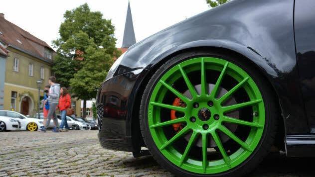 Alles dreht sich am 10. April um den VW GTI. Mindestens 500 Fahrzeuge werden dort zu sehen sein, aus allen Generationen und mit viel Ideenreichtum von ihren Eigentümern aufgemotzt. Foto: Archiv/ Björn Hein