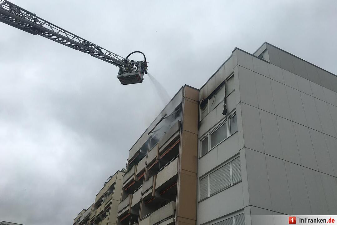 Fürth: Wohnungsbrand in der Südstadt