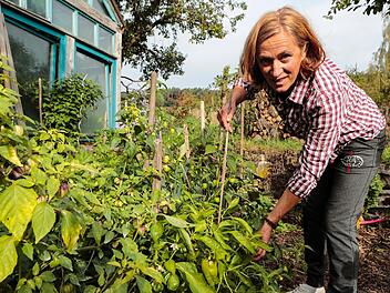 Kathinka Neff hat ihren Garten nach den Regeln der Permakultur anglegt.  Fotos: Matthias Hoch