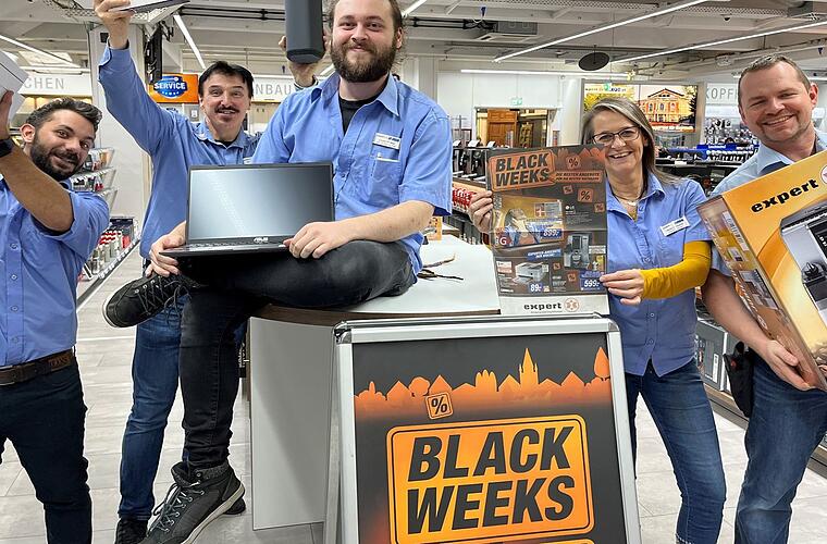 Exklusive Black Week-Deals: Bei 14 expert-Märkten in Franken startet jetzt die große Rabattschlacht