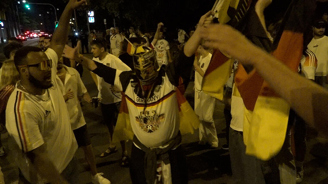 N&uuml;rnberg feiert ausgelassen den Einzug ins Viertelfinale