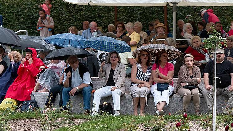 Impressionen vom Klassik-Open-Air im Coburger Rosengarten.Foto: Albert Höchstädter