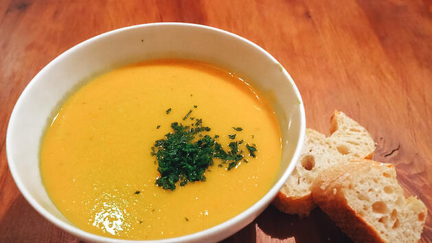 K&uuml;rbissuppe f&uuml;r den Herbst