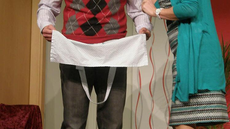 Aufführung der Thundorfer Theatergruppe.Foto: Philipp Bauernschubert