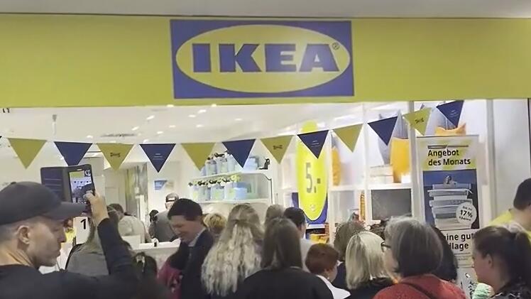 Ikea-Store bei Bamberg er&ouml;ffnet - Video-Einblick in den neuen Laden