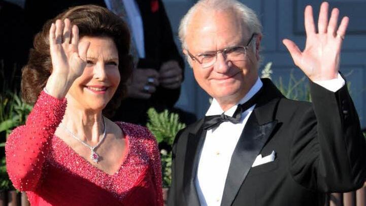 Bei rein privaten Besuchen wie jetzt bei der Verwandtschaft in Coburg lassen sich Silvia und Carl Gustaf nur ungern fotografieren. Wir respektieren das und zeigen deshalb ein Archivfoto. Foto: Carsten Rehder/dpa