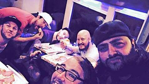 Die Jungs von "Prime Circle" sind gut drauf, vorne Raffi aus Herzogenaurach Foto: Rafael Strzodka