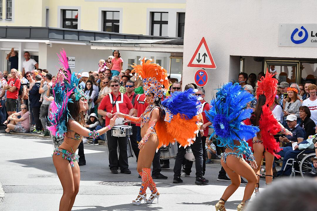 Umzug beim Samba-Festival in Coburg