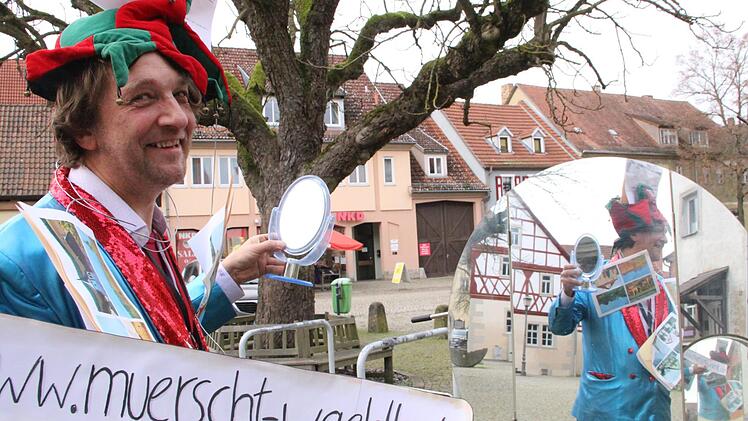 "Politik in Münnerstadt needs Leichtigkeit" meint Markus Zink. Als Mürschter Till will er in Wahlkampfzeiten den Mürschtern nicht nur einen Spiegel vorhalten, sondern sie zum Mitmachen bewegen.Heike Beudert