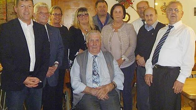 Beim VdK Oberhaid w&uuml;rdigte man einige langj&auml;hrige Mitglieder. Foto: p