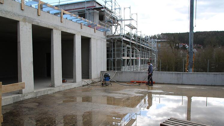 Das wird einmal die Dachterrasse.Thomas Malz