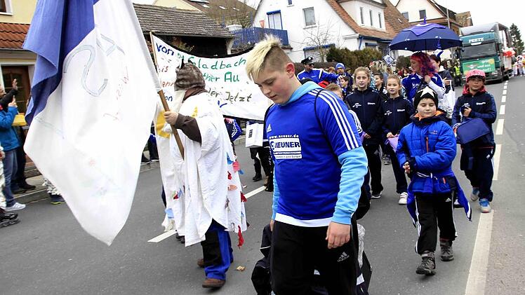 Impressionen vom Faschingsumzug der Weisendorfer Blummazupfer. Foto: Richard Sänger