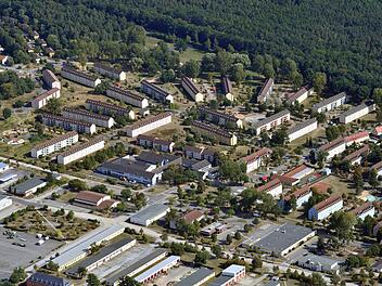 Die Aufnahmeeinrichtung Oberfranken  in Bamberg aus der Vogelperspektive Ronald Rinklef