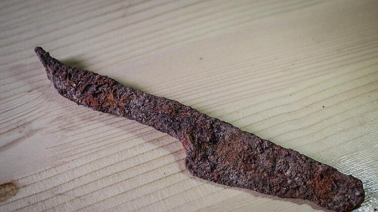 Fundstück vom Staffelberg: ein Messer.