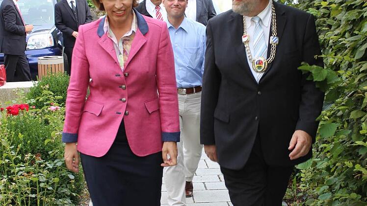 Empfang von Ministerin Haderthauer in Ebermannstadt