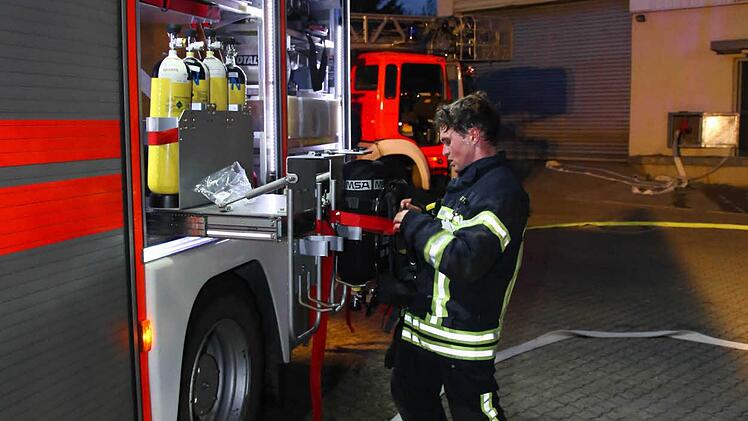 Feuerwehr-Großalarm in Steinbach Foto: Andreas Brandl