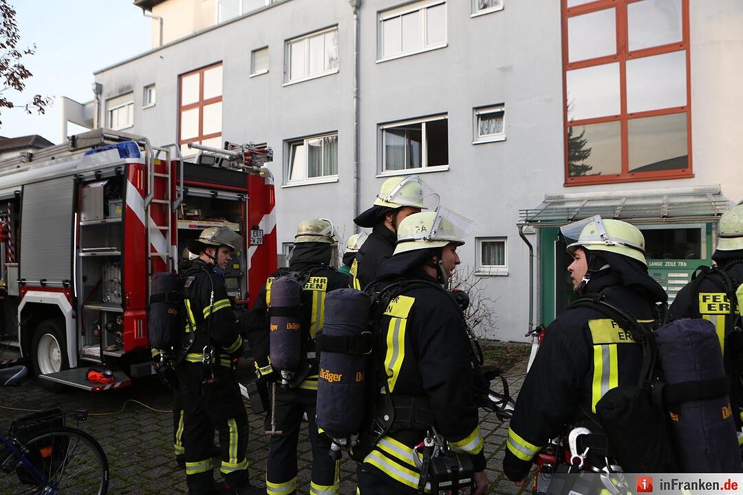 Brand in Altenheim in Erlangen: Eine Schwerverletzte