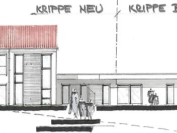 Ansicht von Süd-Ost Grafik: RIK Architekten Reimann und Krügel