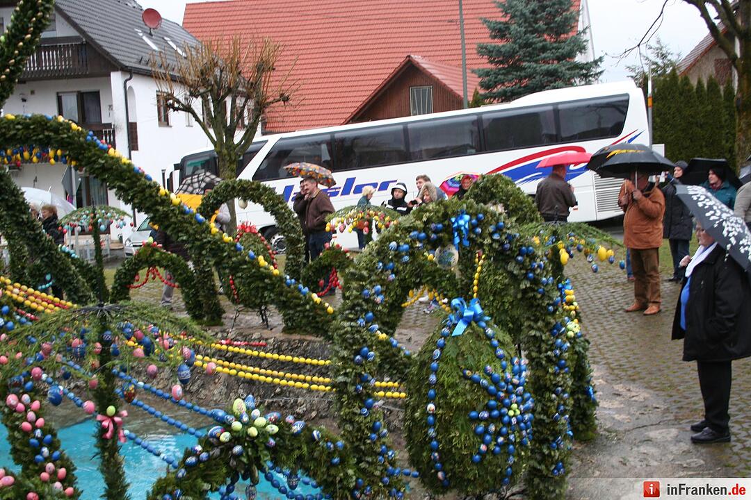 Osterbrunnen in der Fränkischen Schweiz
