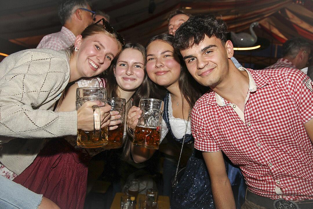 Für Partystimmung sorgten die "Stoapfälzer Spitzbuam"