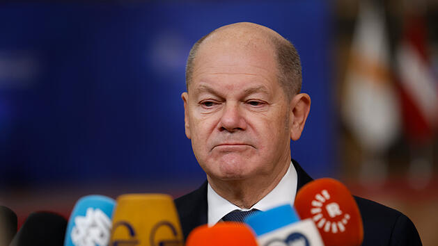 Bundeskanzler Olaf Scholz (SPD) k&uuml;rzlich beim EU-Gipfel in Br&uuml;ssel