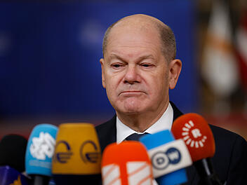 Bundeskanzler Olaf Scholz (SPD) kürzlich beim EU-Gipfel in Brüssel